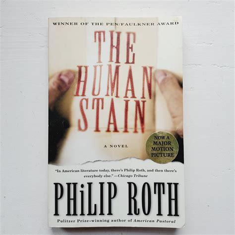 The HUMAN Stain by Philip Roth 2001 Fiction Novel softcover - Etsy