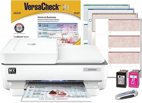 VersaCheck 6455 MX MICR Check Printer Gold Bundle, White : Amazon.ca: Office Products