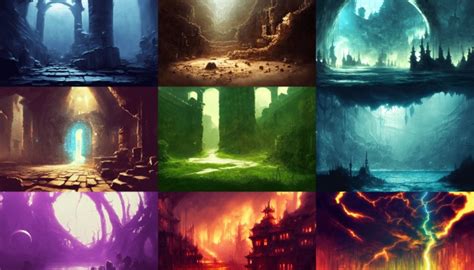 Dungeon High-resolution Background Pack (100 images) | GameDev Market