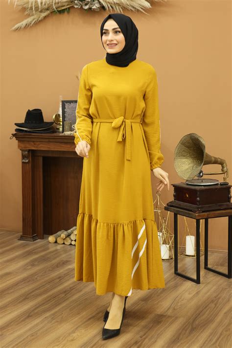 MUSTARD COLOR DRESS