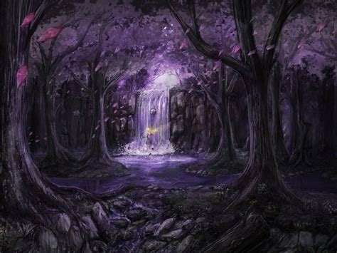 Download Dark Purple Forest Background Wallpaper | Wallpapers.com