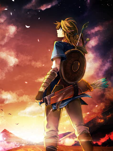 Link (Breath of the Wild) - Zelda no Densetsu: Breath of the Wild - Mobile Wallpaper by Pixiv Id ...