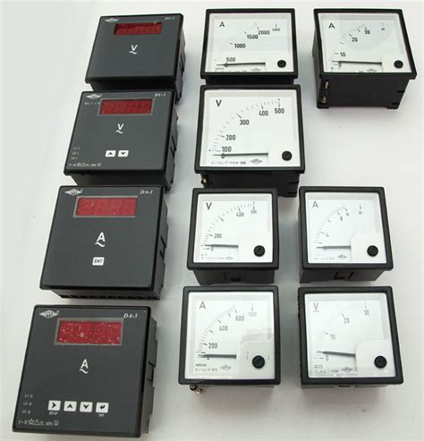 Ammeters, Voltmeters (Digital/Analog) - Royal Rubber Electrical Switchgear Components and Meters ...