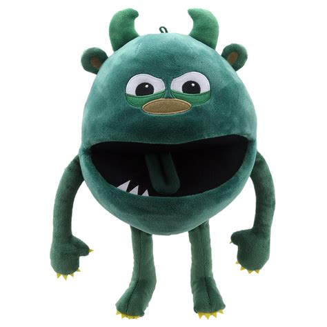 Hand Puppet - Baby Monsters - Green Monster Soft Doll Plush PC004403 - Walmart.com - Walmart.com