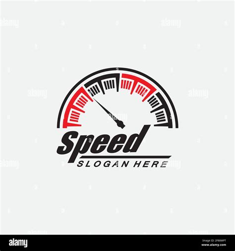 Speed logo design, silhouette speedometer symbol icon vector,speed Auto ...