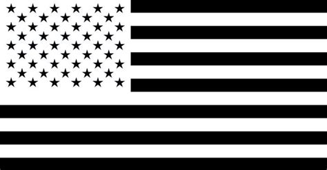 American Flag Clip Art Black And White - img-loaf