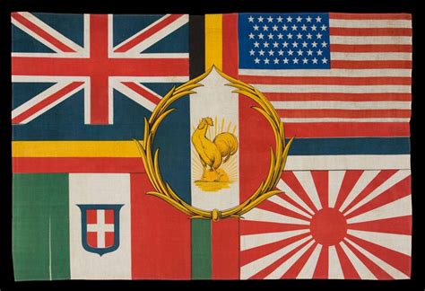 Stunning WWI Allied Forces "victory" Or "peace" Flag, 1918 at 1stdibs