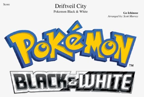 Pokemon Black And White Png - Pokemon Black And White Series Logo, Transparent Png - kindpng