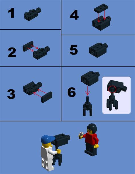 Lego Instructions: TV Camera(s) by SonicTheDashie on DeviantArt