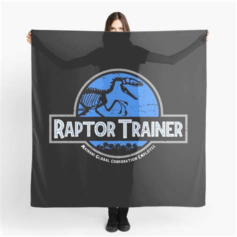 "Jurassic World Raptor Trainer" Scarf for Sale by Adho1982 | Redbubble