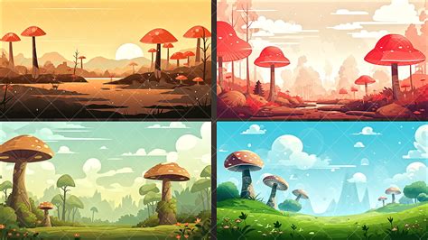 BACKGROUND - Vector Forest 2 in 2D Assets - UE Marketplace