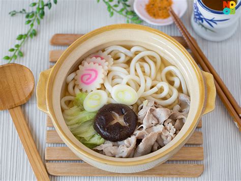 Udon Noodle Soup with Pork | Nabeyaki Udon Recipe