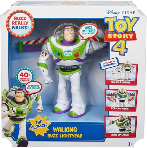 Toy Story 4 Ultimate Walking Buzz Lightyear Action Figure Damaged Package Mattel - ToyWiz