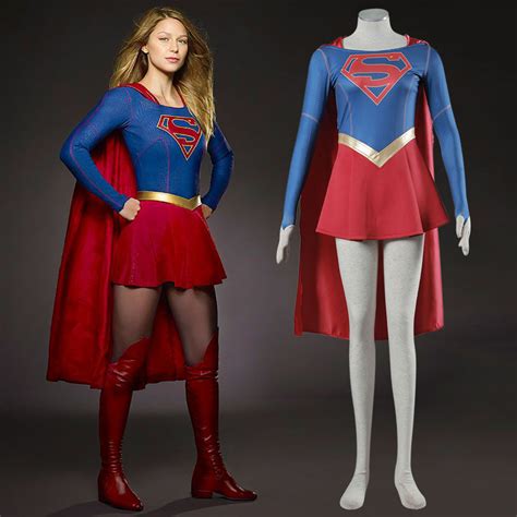 Supergirl Costume Superwoman Costume Supergirl Kara Danvers Cosplay wi – Coserz