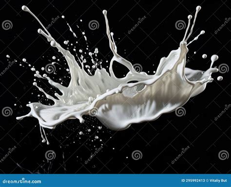 White Paint Splash on Black Background Stock Image - Image of spill, contrast: 295992413