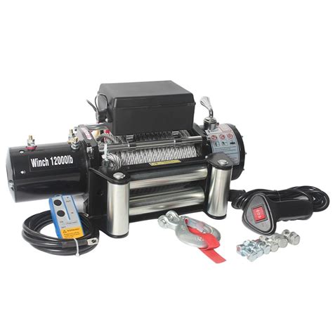 DC 12V 5000lbs Electric Boat Winch for Pulling Boats Winch with General Parts - China 12V Winch ...