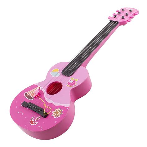 Toy Guitar 6 Metal String Acoustic Kids 26” Ukulele With Guitar Pick ...