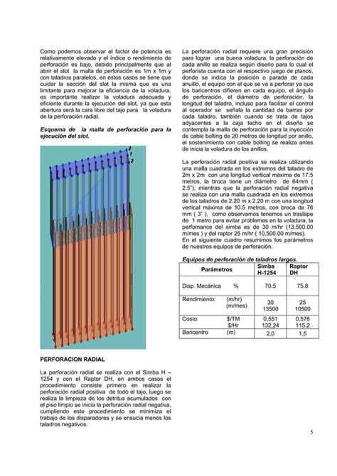 Minado por sub level stoping milpo – cerro lindo | PDF | Descarga Gratuita