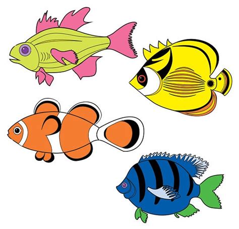 How to Draw Tropical Fishes: 8 Steps (with Pictures) | Fish drawings, Sea animals drawings ...