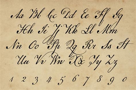 OldFonts.com | Remsen Script, a Colonial American Handwriting Font