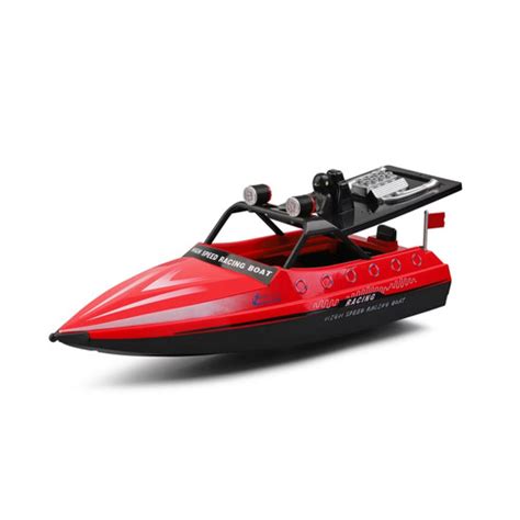 RC BOAT Jet Drive w/ Thrust Vectoring Jet Boat 2.4ghz -RTR- RED