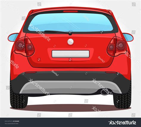 Car Back View Vector at Vectorified.com | Collection of Car Back View Vector free for personal use