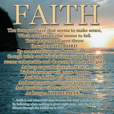 Faith Quotes And Poems. QuotesGram