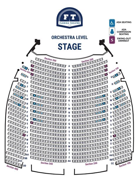 Seating Chart | Florida Theatre