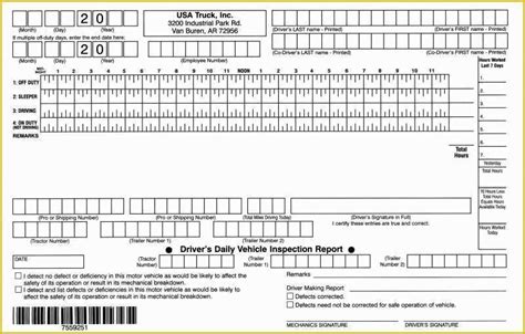 Free Truckers Log Book Template Of 10 Sample Log Sheets | Heritagechristiancollege