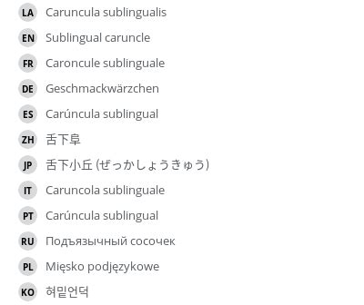 Sublingual caruncle - e-Anatomy - IMAIOS