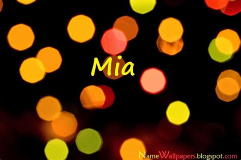 Mia Name Wallpapers Mia ~ Name Wallpaper Urdu Name Meaning Name