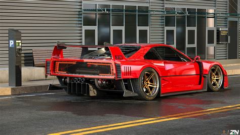 Ferrari F40 - custom kit on Behance