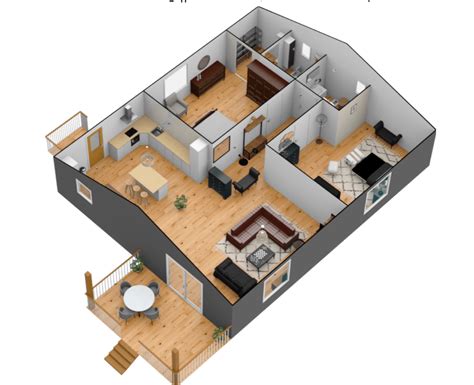 3D floorplan examples made with Floorplanner