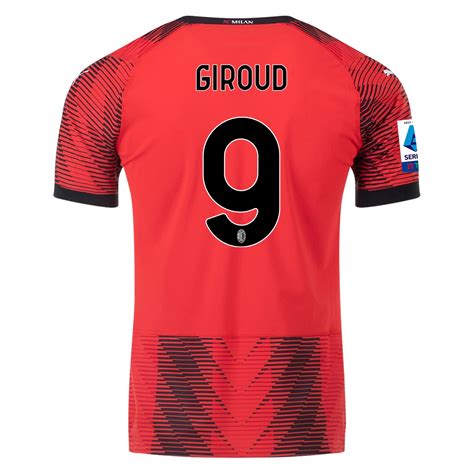 OLIVIER GIROUD AC MILAN 23/24 HOME JERSEY – SnowBox