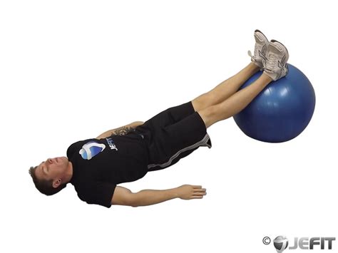 Exercise Ball Reverse Supine Bridge - Exercise Database | Jefit - Best Android and iPhone ...