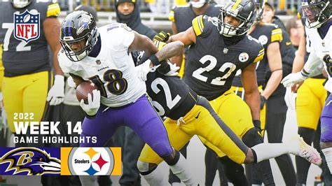 Baltimore Ravens vs. Pittsburgh Steelers | 2022 Week 14 Game Highlights - Win Big Sports