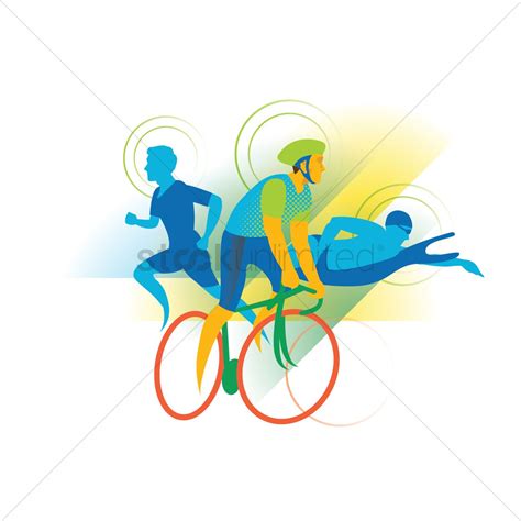 Triathlon Vector at Vectorified.com | Collection of Triathlon Vector ...