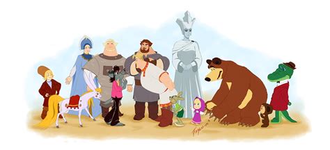 Russian cartoon characters by Fayen-ri on DeviantArt