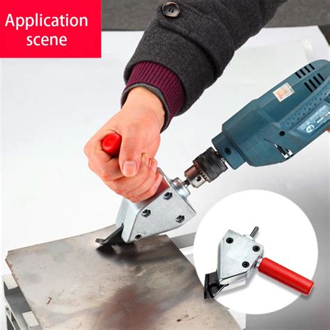 New Metal Cutting Sheet Nibbler Cutter Tool Drill Attachment Cutting Tool Nibbler Sheet Metal ...