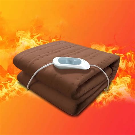 150*75cm 220V Electric Heated Blanket Electric Mattress Thermostat Electric Blanket Security ...