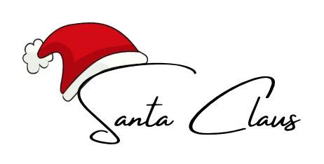 Santa Claus Signature - Etsy