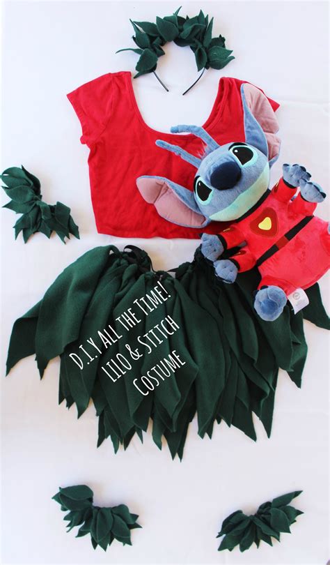 D.I.Y All the Time! LILO & Stitch Costume! No Sew No Glue | Themed halloween costumes, Cute ...