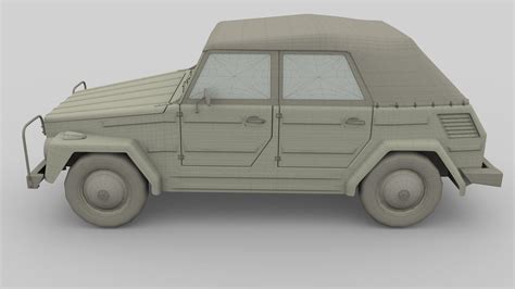 VW Type 181 W Interior Top Up - 3D Model by dragosburian