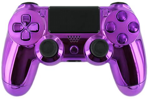 Gimika "Chrome Purple" PS4 Custom Controller with Purple Chrome Buttons and D-Pad Limited ...