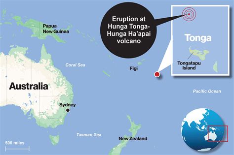 Tonga volcanic eruption captured in dramatic satellite video