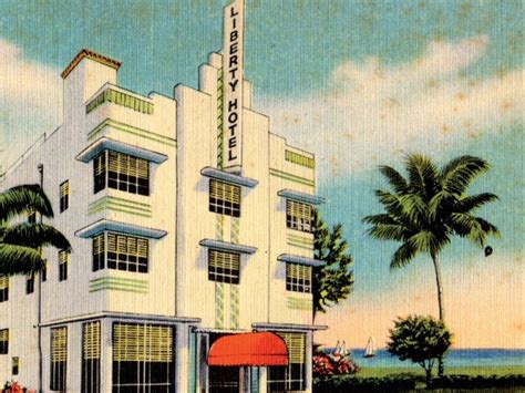 Miami History, As Told by Vintage Postcards | Miami art deco, Art deco hotel, Miami beach art ...