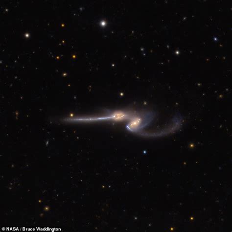 Image shared by NASA shows long-tailed galaxies dubbed the 'Mighty Mice' ripping each other ...