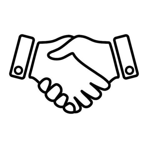 Premium Vector | Free vector business handshake