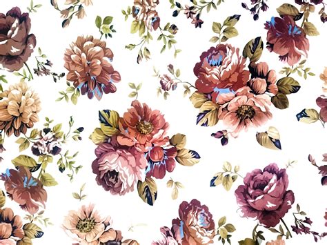 Vintage Flower Background Png (#930446) - HD Wallpaper & Backgrounds ...