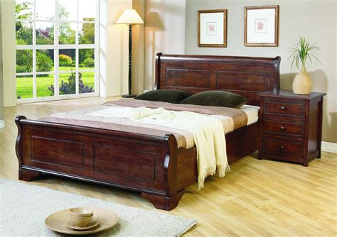 Leder Bett Kiefer Bett Gestell Sperrholz Bett Designs Aus Holz Bettrahmen Königin Massivholz ...